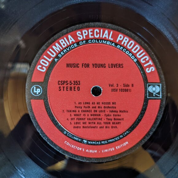 Vintage 5-Record Box Set – Music Blended . . . . Just For You - c 1960s - Picture 13 of 16